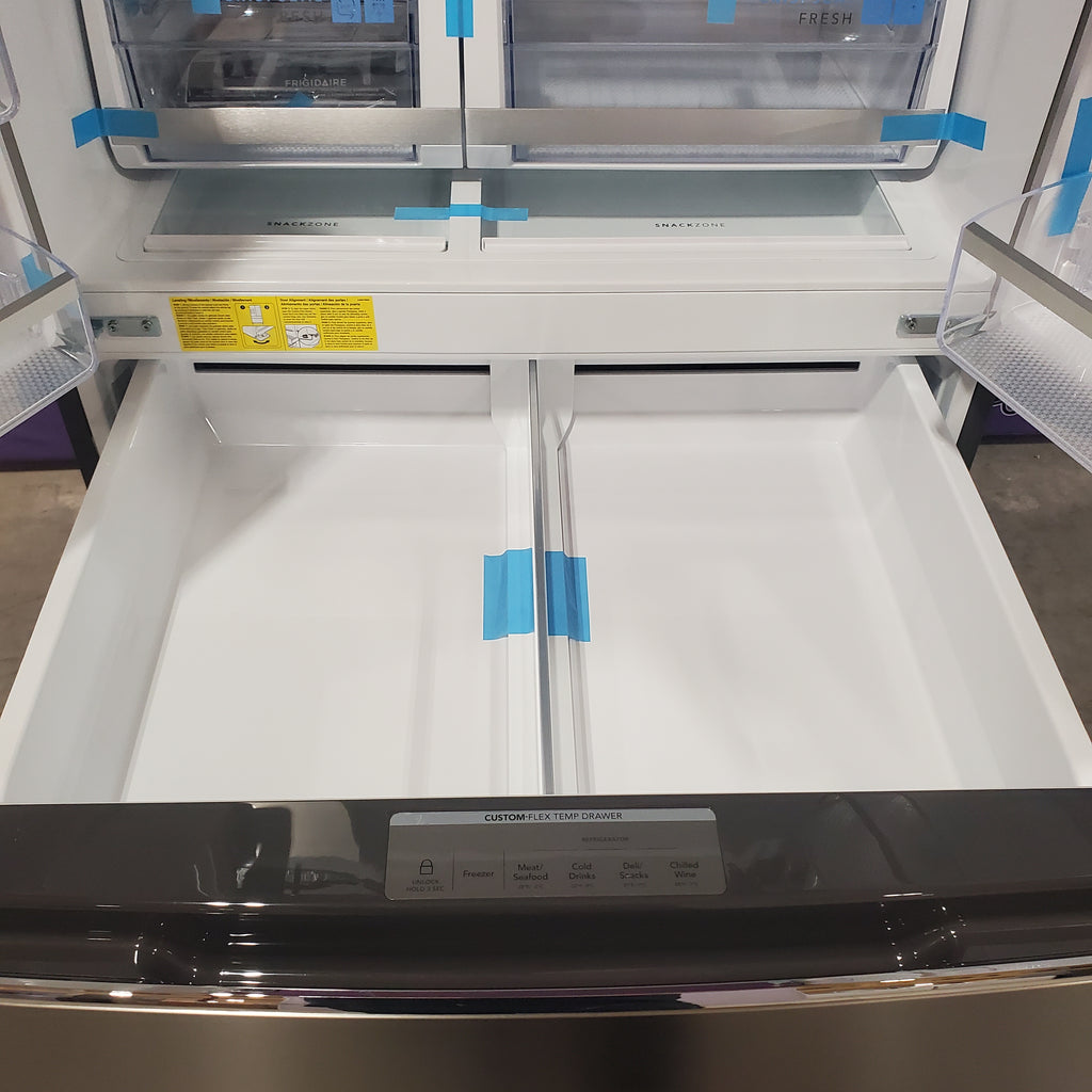 Pictures of Frigidaire Gallery 26 Cu. Ft. Standard-Depth 4-Door French Door Refrigerator in Fingerprint Resistant Stainless Steel - 3SD549 - GRMS2773AF - Scratch & Dent (Minor) - Neu Appliance Outlet - Discount Appliance Outlet in Austin, Tx