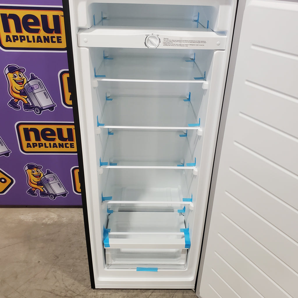 Pictures of Vissani 7.1 cu. ft. Manual Defrost Convertible Upright Freezer in Stainless Steel Look MDUFC7SS4 - Scratch & Dent (Minor) - Neu Appliance Outlet - Discount Appliance Outlet in Austin, Tx