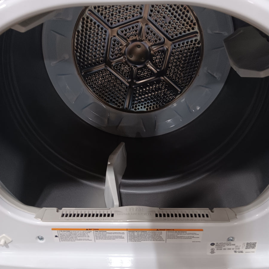 GE Top Load 4.0 Cu. Ft. Capacity Washer with Stainless Steel Wash Basket GTW325ASWWW - New in Box and GE ENERGY STAR 7.4 cu. ft. Capacity Aluminized Alloy Drum Electric Dryer with Sensor Dry 16254 - GTD65EBSJWS - Certified Refurbished