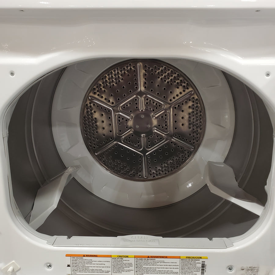 Hotpoint® 4.0 cu. ft. Capacity Washer with Cold Plus and Water Level Control HTW265ASWWW - Scratch & Dent (Minor) and Hotpoint 6.2 cu. ft. Capacity Electric Dryer with Up To 120 ft. Venting and Shallow Depth 16180 - HTX26EASWWW - Scratch & Dent (Minor)