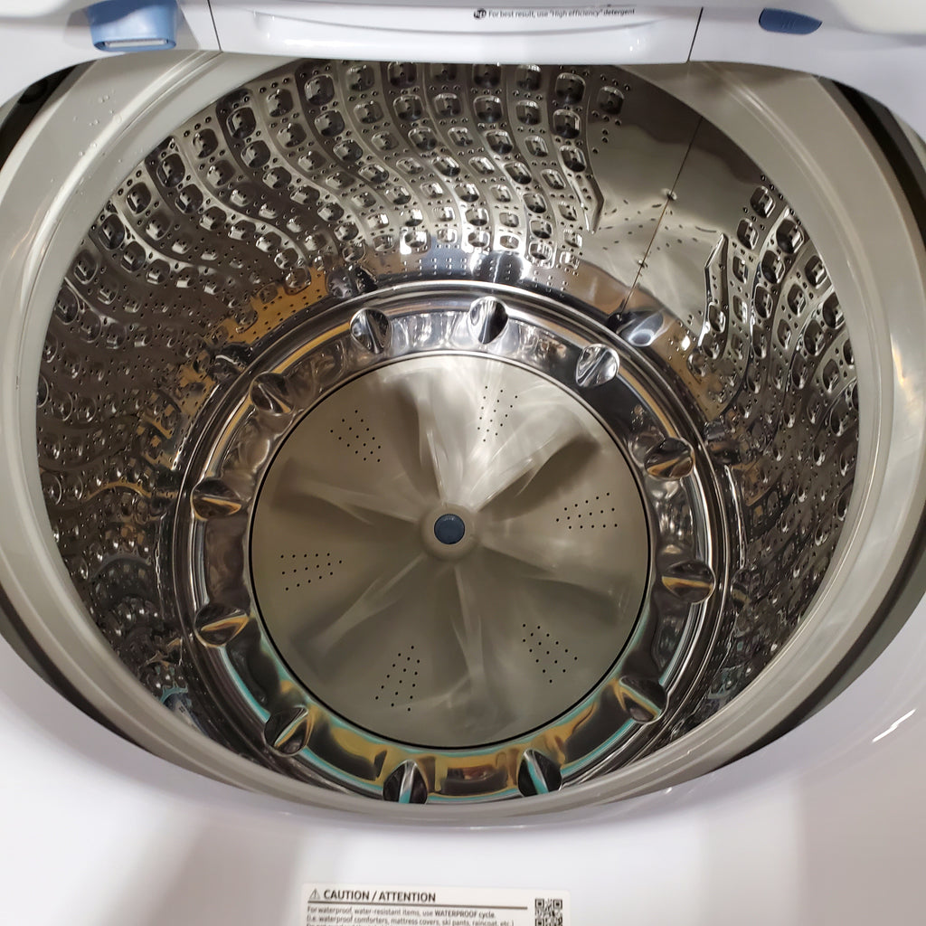 Pictures of Samsung 5.2 cu. ft. Large Capacity Smart Top Load Washer with Super Speed Wash in White WA52DG5500AW - Open Box - Neu Appliance Outlet - Discount Appliance Outlet in Austin, Tx