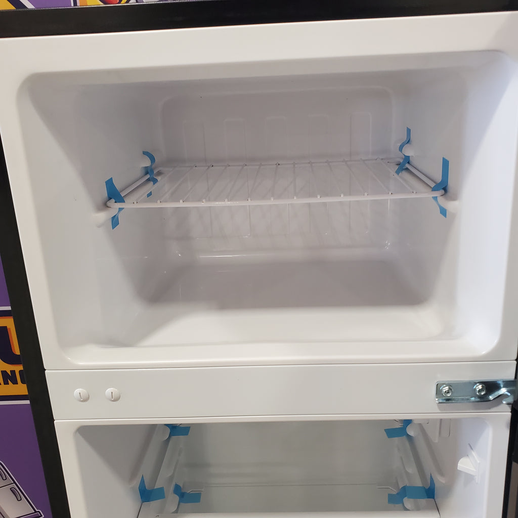 Pictures of Vissani 4.5 cu. ft. 2-Door Mini Refrigerator with Freezer in Platinum Steel HVDR45PS - Scratch & Dent (Minor) - Neu Appliance Outlet - Discount Appliance Outlet in Austin, Tx