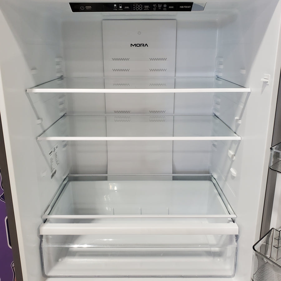 Mora 17.2 cu. ft. Counter Depth Bottom Freezer Refrigerator with LED Interior Lighting 30134SD205 - MRB172N6ASE - Scratch & Dent (Moderate)