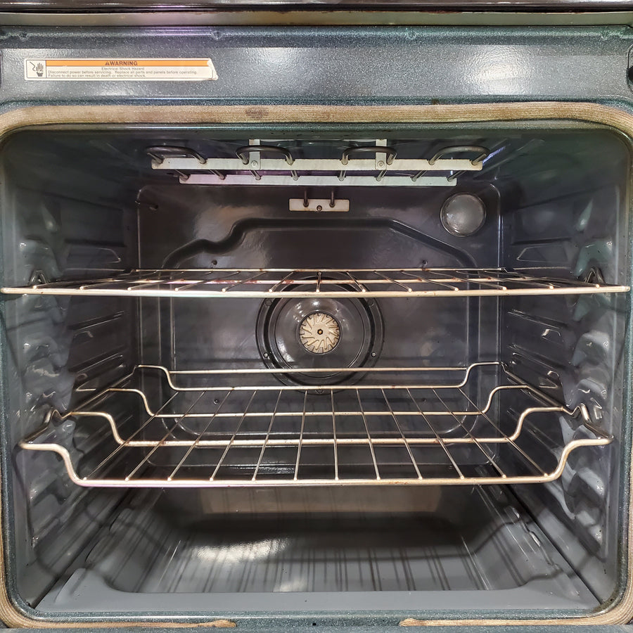 Maytag Glass Top 5 Elements 6.2-cu ft Self-Cleaning Freestanding Electric Range in Stainless Steel 25139SD774 - MER8700DS