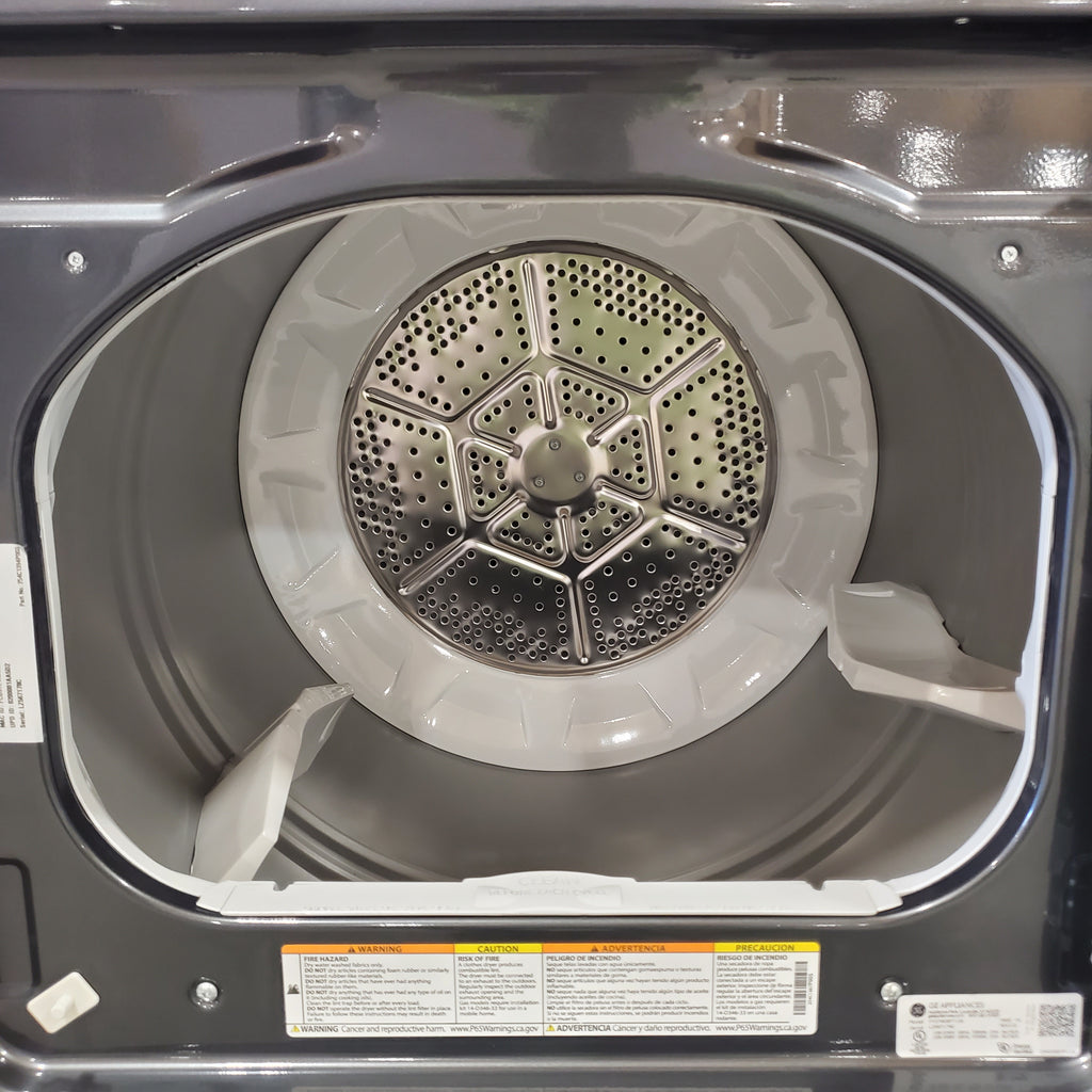 Pictures of GE Profile™ ENERGY STAR® 7.4 cu. ft. Capacity Smart Electric Dryer with Sanitize Cycle and Sensor Dry in Diamond Gray PTD70EBPTDG - Scratch and Dent (Moderate) - Neu Appliance Outlet - Discount Appliance Outlet in Austin, Tx