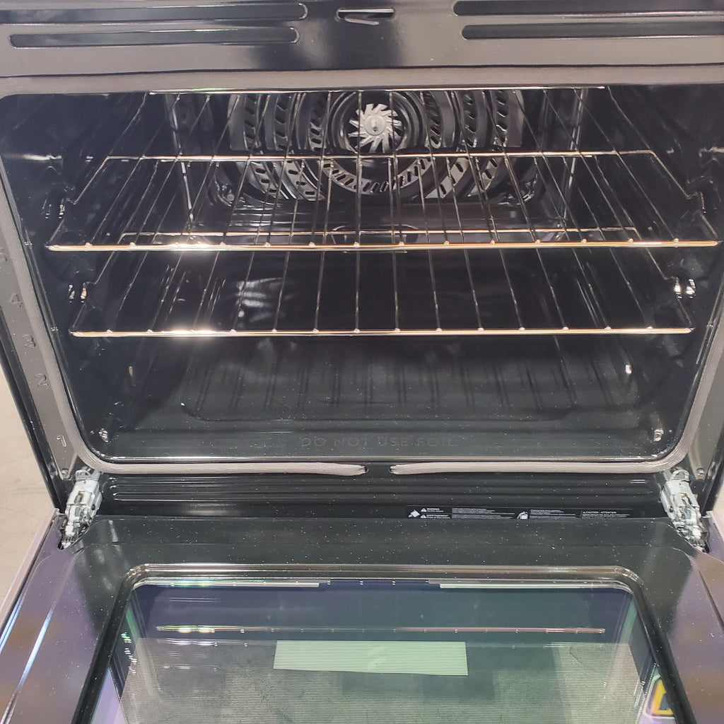 Pictures of Frigidaire 30" Front Control Electric Range with Convection in Stainless Steel FCFE3083AS - Scratch & Dent (Minor) - Neu Appliance Outlet - Discount Appliance Outlet in Austin, Tx