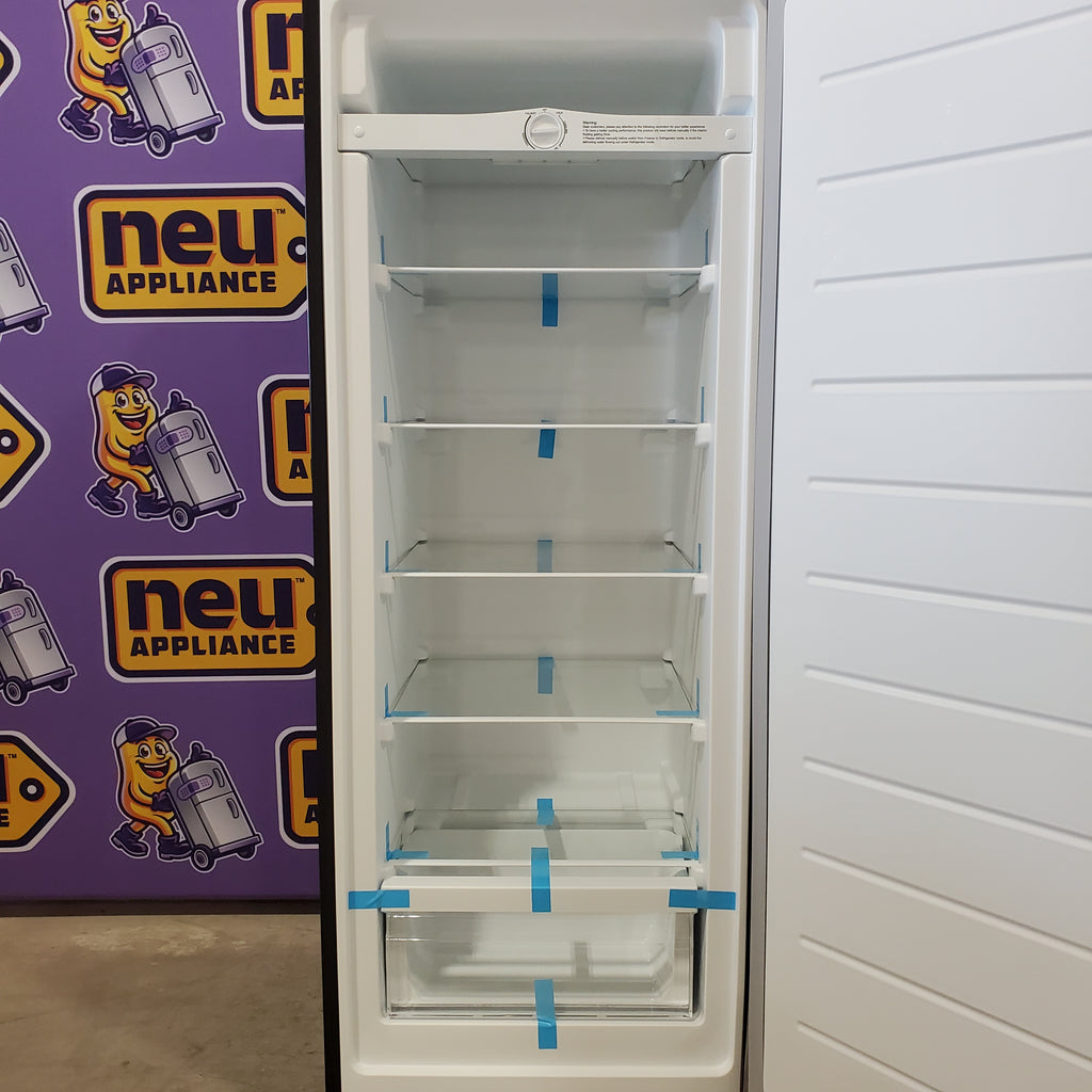 Pictures of Vissani 7.1 cu. ft. Manual Defrost Convertible Upright Freezer in Stainless Steel Look MDUFC7SS4 - Scratch & Dent (Minor) - Neu Appliance Outlet - Discount Appliance Outlet in Austin, Tx