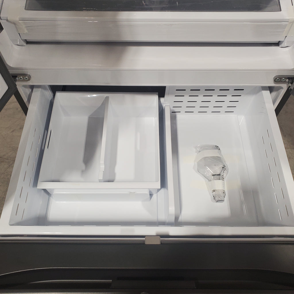 Pictures of Samsung 32 cu. ft. Mega Capacity 3-Door French Door Refrigerator with Dual Auto Ice Maker in Stainless Steel 4SD399- RF32CG5100SR - Open Box - Neu Appliance Outlet - Discount Appliance Outlet in Austin, Tx