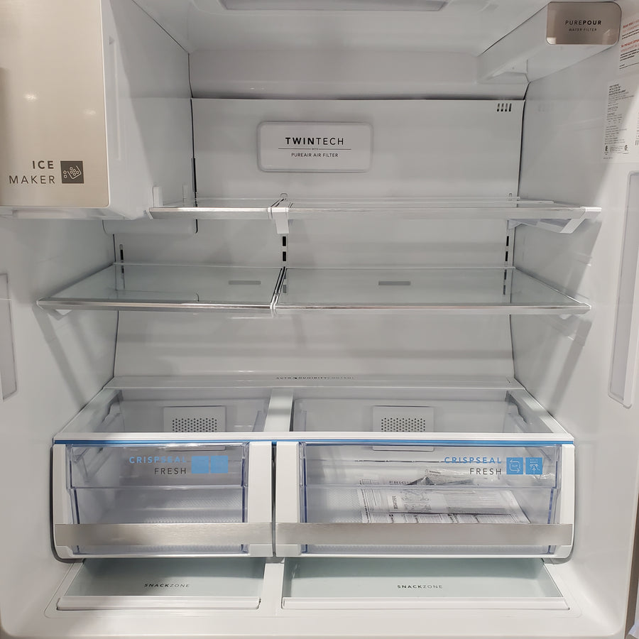 Frigidaire Gallery 22 Cu. Ft. 4-Door Counter-depth French Door Refrigerator with Ice Maker (Fingerprint Resistant Stainless Steel) ENERGY STAR 22134SD224 - GRMC2273CF - Scratch & Dent (Major)