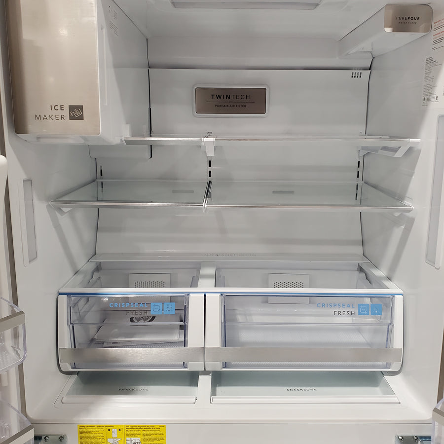 Frigidaire Gallery 22 Cu. Ft. 4-Door Counter-depth French Door Refrigerator with Ice Maker (Fingerprint Resistant Stainless Steel) ENERGY STAR 22134SD221 - GRMC2273CF - Scratch & Dent (Moderate)