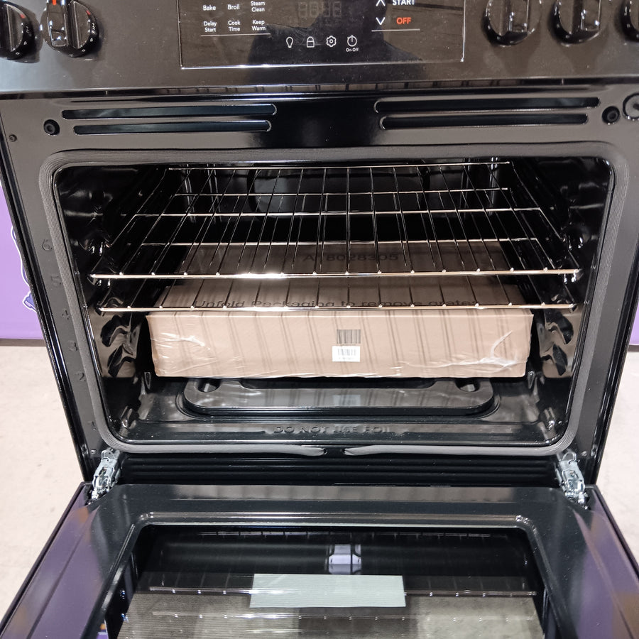 Frigidaire Gas Range with Steam Clean in Black 20531SD509 - FCFG3062AB - Scratch & Dent (Minor)