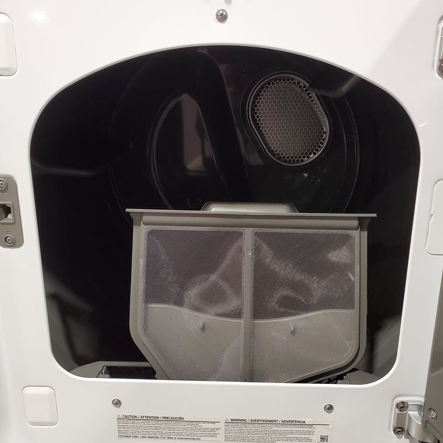 Samsung 7.2 cu. ft. Electric Dryer with Sensor Dry in White 31132SD106 - DVE45T3200W - Scratch & Dent (Moderate)