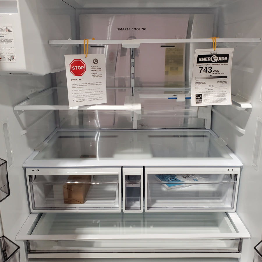 Midea Energy Star 29 cu. ft. OneTouch AutoFill™ French Door Refrigerator in Stainless Steel 22131SD104 - MRF29D9BST - Scratch & Dent (Minor)