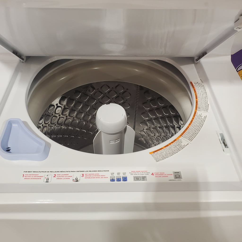 Pictures of Frigidaire Electric Washer/Dryer Laundry Center - 3.9 Cu. Ft Washer and 5.5 Cu. Ft. Dryer FLCE7522AW - Open Box - Neu Appliance Outlet - Discount Appliance Outlet in Austin, Tx