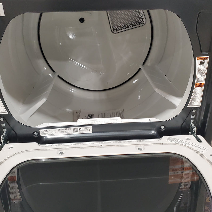 Maytag 5.3 Cu. Ft. Pet Pro Top Load Impeller Washer with Extra Power MTW7200RF - Scratch & Dent (Minor) and Maytag 7.4 Cu. Ft. Pet Pro Top Load Electric Dryer with Sanitize Cycle 16126 - MED7205RF - Scratch & Dent (Minor)