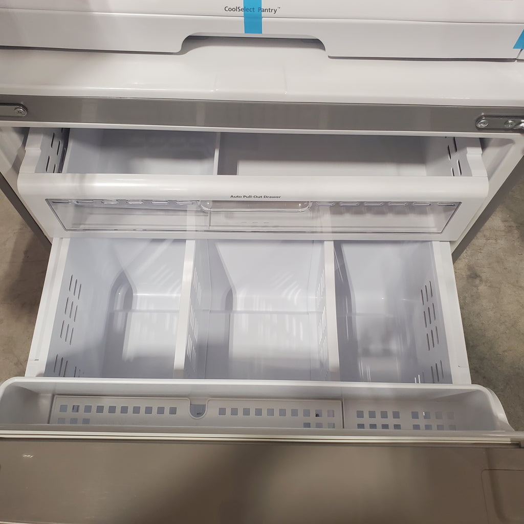 Pictures of Samsung 25.7-cu ft French Door Refrigerator with Dual Ice Maker, Water and Ice Dispenser (Stainless Steel) ENERGY STAR-RF268ABRS-Certified Refurbished - Neu Appliance Outlet - Discount Appliance Outlet in Austin, Tx