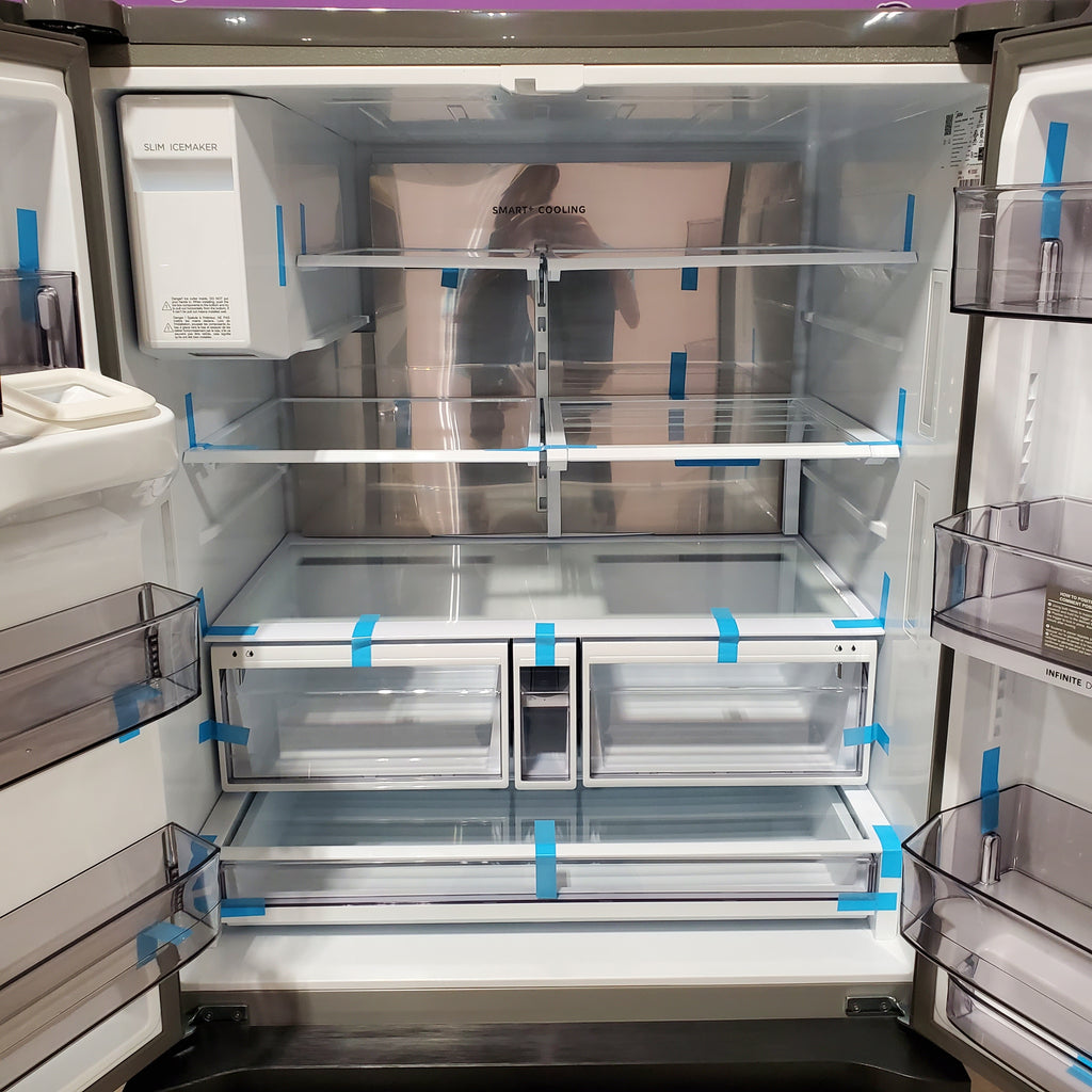 Midea Energy Star 29 cu. ft. OneTouch AutoFill™ French Door Refrigerator in Stainless Steel 3SD496 - MRF29D9BST - Scratch & Dent (Minor)