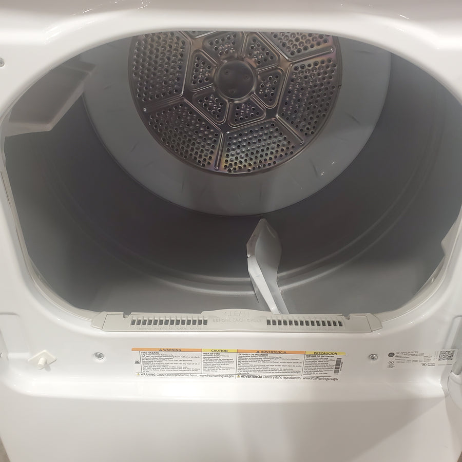 GE High Efficiency Agitator Medium 4.2-cu ft Top-Load Washer in White GTW485ASJWS - Certified Refurbished and GE White Electric 7.2 Cu. Ft. Dryer with Aluminized Alloy Drum 16291 - GTD45EASJWS - Certified Refurbished