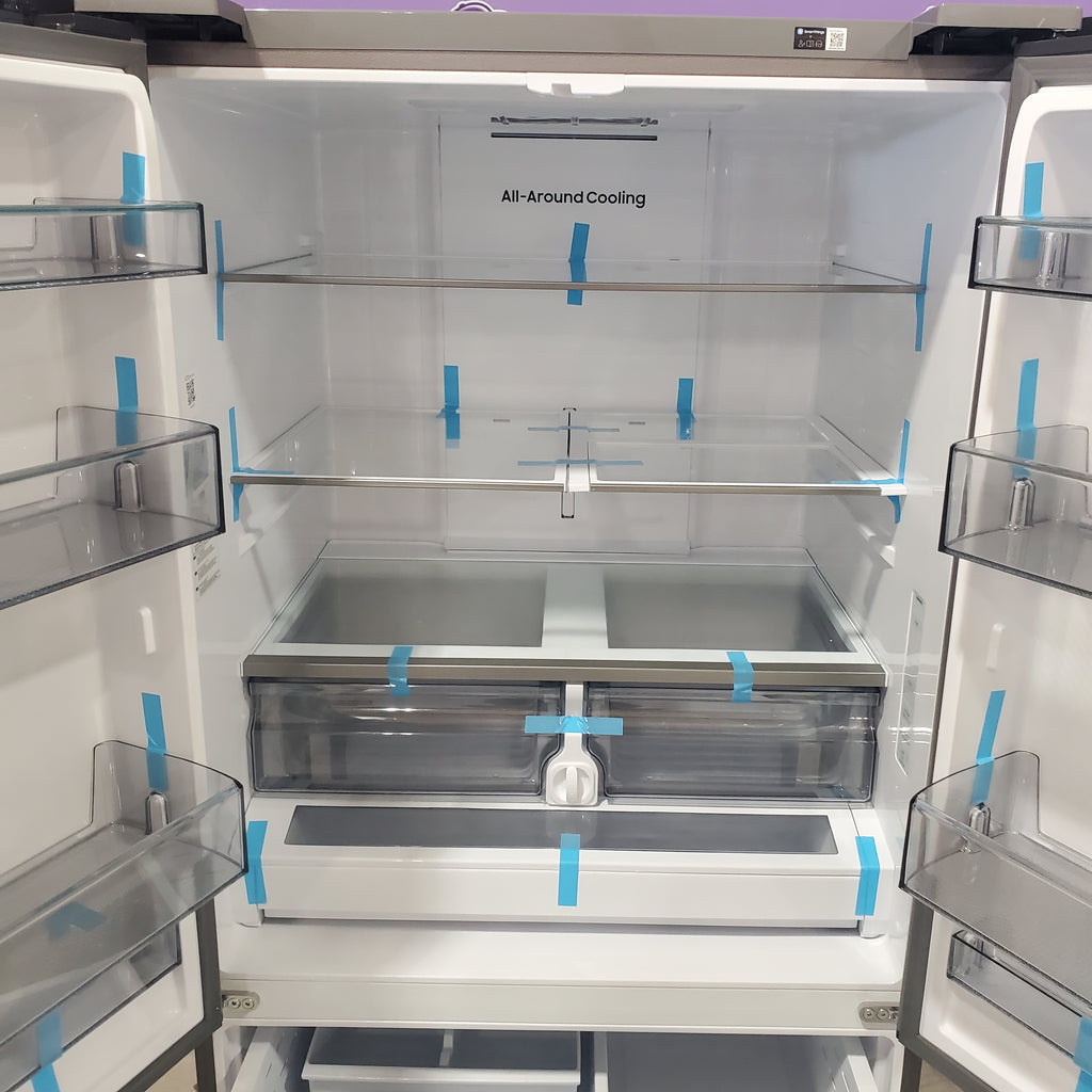 Pictures of Samsung 32 cu. ft. Mega Capacity 3-Door French Door Refrigerator with Dual Auto Ice Maker in Stainless Steel -RF32CG5100SR -(Open Box) - Neu Appliance Outlet - Discount Appliance Outlet in Austin, Tx
