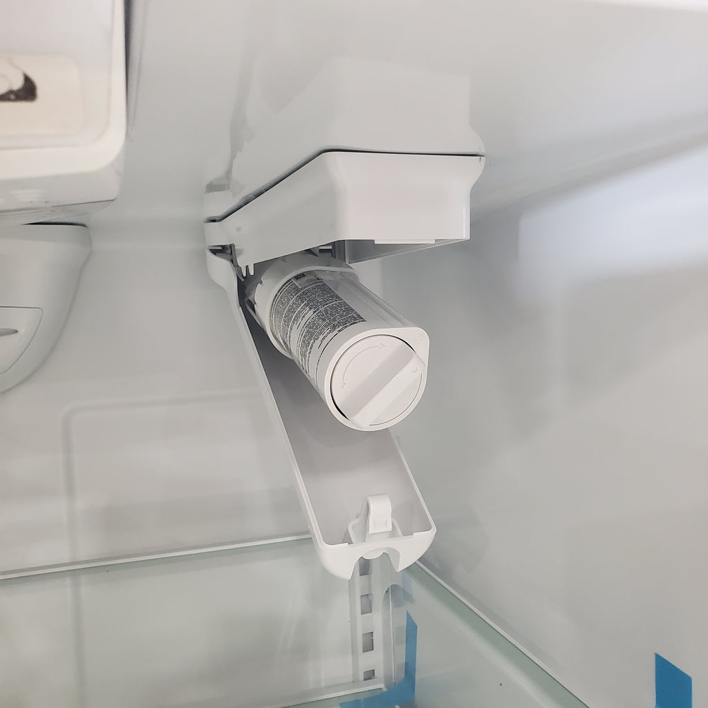 Pictures of Whirlpool Stainless Steel 36 in. 25.2 cu. ft. Standard Depth French Door Refrigerator in Fingerprint Resistant Stainless Steel, WRFF3236RZ- Scratch and Dent (Minor) - Neu Appliance Outlet - Discount Appliance Outlet in Austin, Tx