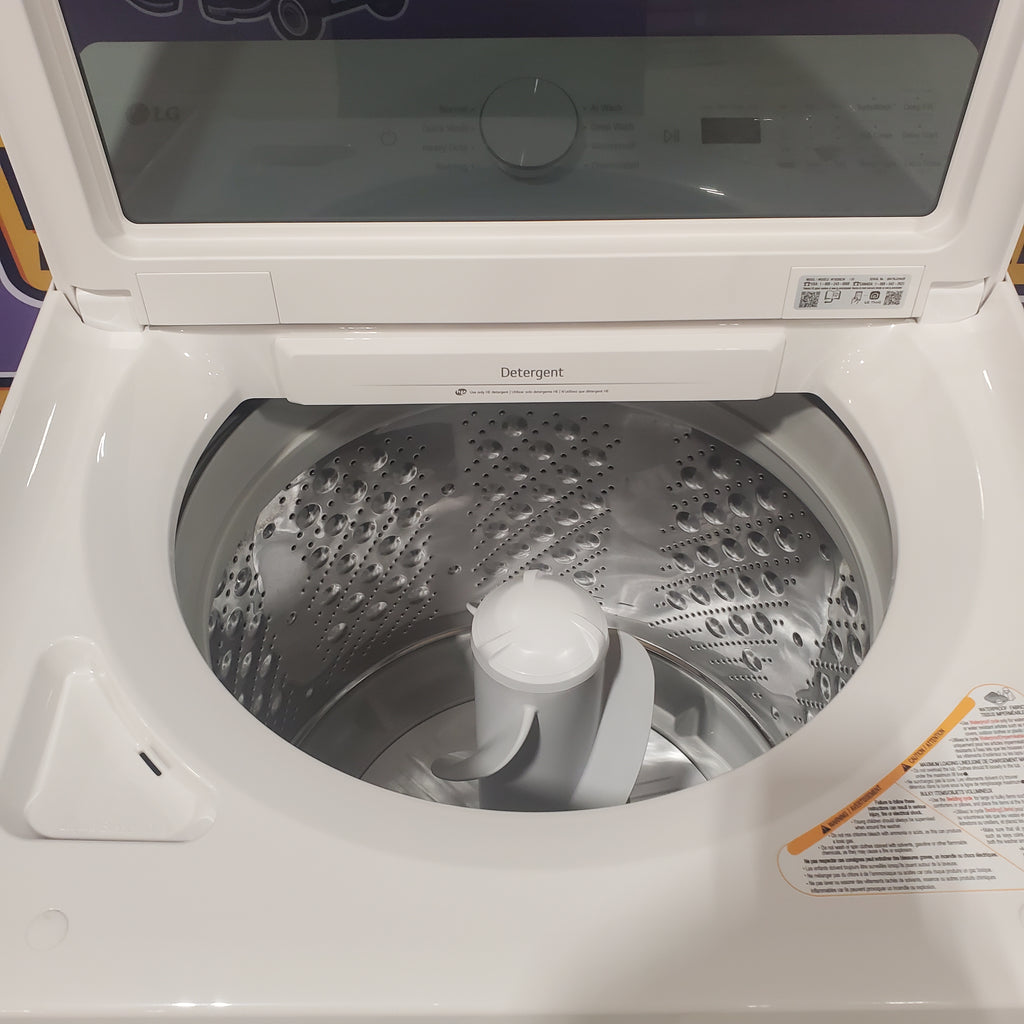 Pictures of LG 4.8 cu. ft. Mega Capacity Smart Top Load Washer with 4-Way® Agitator, EasyUnload™ & AI Sensing WT8205CW - Neu Appliance Outlet - Discount Appliance Outlet in Austin, Tx