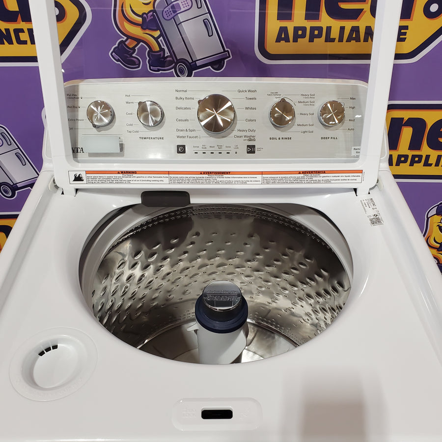 Maytag 4.7 cu. ft. Top Load Washer with Agitator, Pet Pro Option and Extra Power in White 22231SD324 - MTW5605RW - Scratch & Dent (Minor)