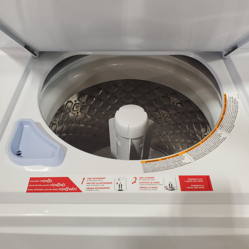 Pictures of Frigidaire Electric Washer/Dryer Laundry Center - 3.9 Cu. Ft Washer and 5.5 Cu. Ft. Dryer FLCE7522AW - Open Box - Neu Appliance Outlet - Discount Appliance Outlet in Austin, Tx