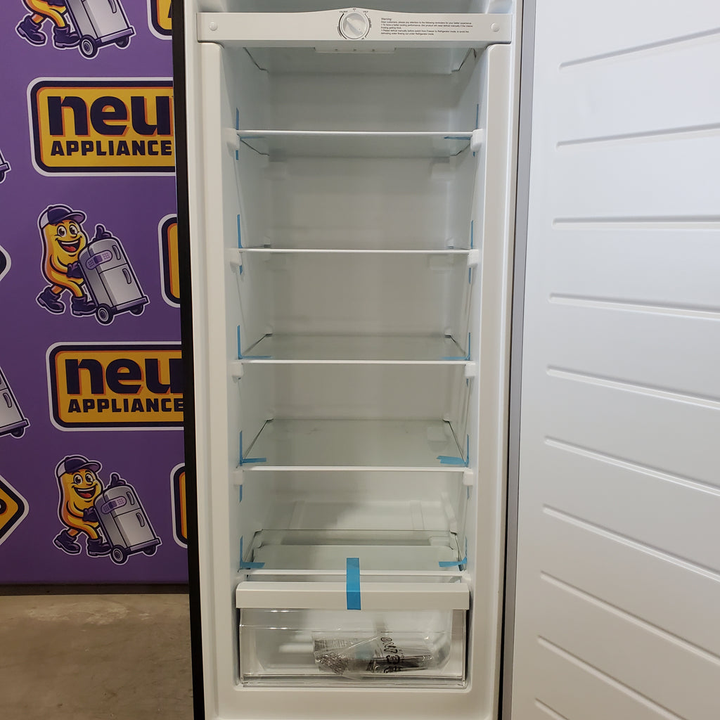 Pictures of Vissani 7.1 cu. ft. Manual Defrost Convertible Upright Freezer in Stainless Steel Look MDUFC7SS4 - Scratch & Dent (Minor) - Neu Appliance Outlet - Discount Appliance Outlet in Austin, Tx