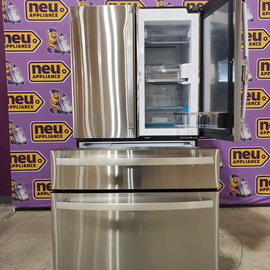 GE Profile™ ENERGY STAR® 29 Cu. Ft. Smart Fingerprint Resistant 4-Door French-Door Refrigerator with Door In Door GE9853 - PGD29BYTFS - New in Box