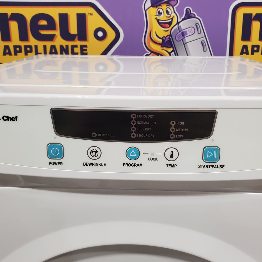 Magic Chef Compact 3.5 cu. ft. Electric Dryer in White MCSDRY35W - Scratch & Dent (Minor)