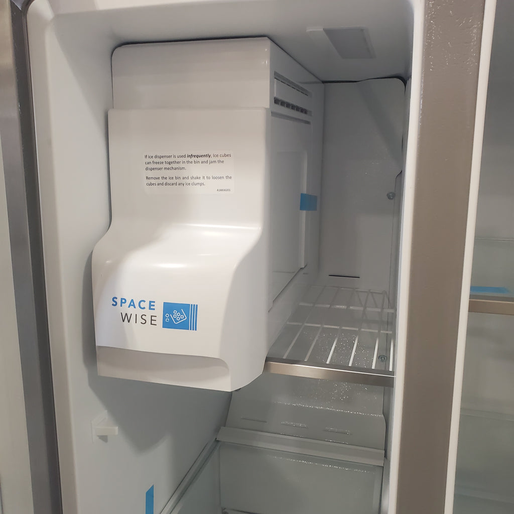 Pictures of Frigidaire 22.3-cu ft Counter-depth Side-by-Side Refrigerator with Ice Maker (Fingerprint Resistant Stainless Steel) ENERGY STAR-GRSC2352AFA-Open Box - Neu Appliance Outlet - Discount Appliance Outlet in Austin, Tx