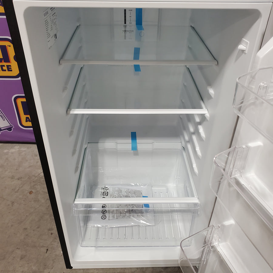 Vissani 10.1 cu. ft. Top Freezer Refrigerator in Stainless Steel 25SA158 - MDTF10SS - Scratch & Dent (Major)