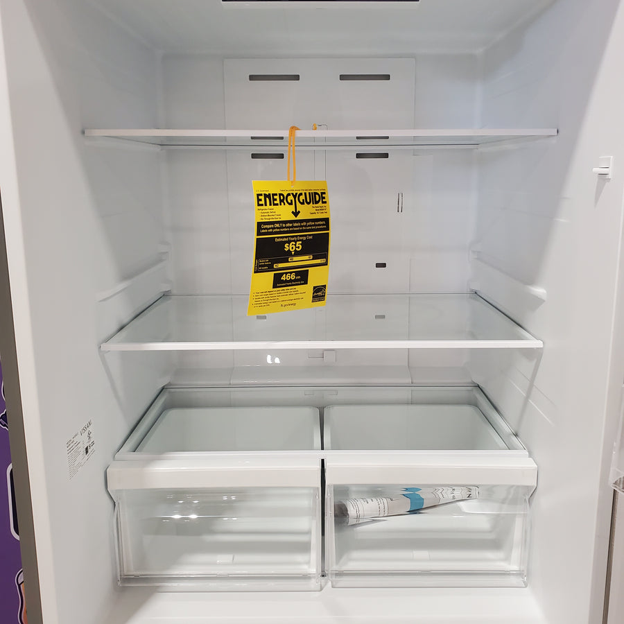 Vissani 18.7 cu. ft. Bottom Freezer Refrigerator in Stainless Steel 25139SD792 - MDBF18SS - Scratch & Dent (Moderate)