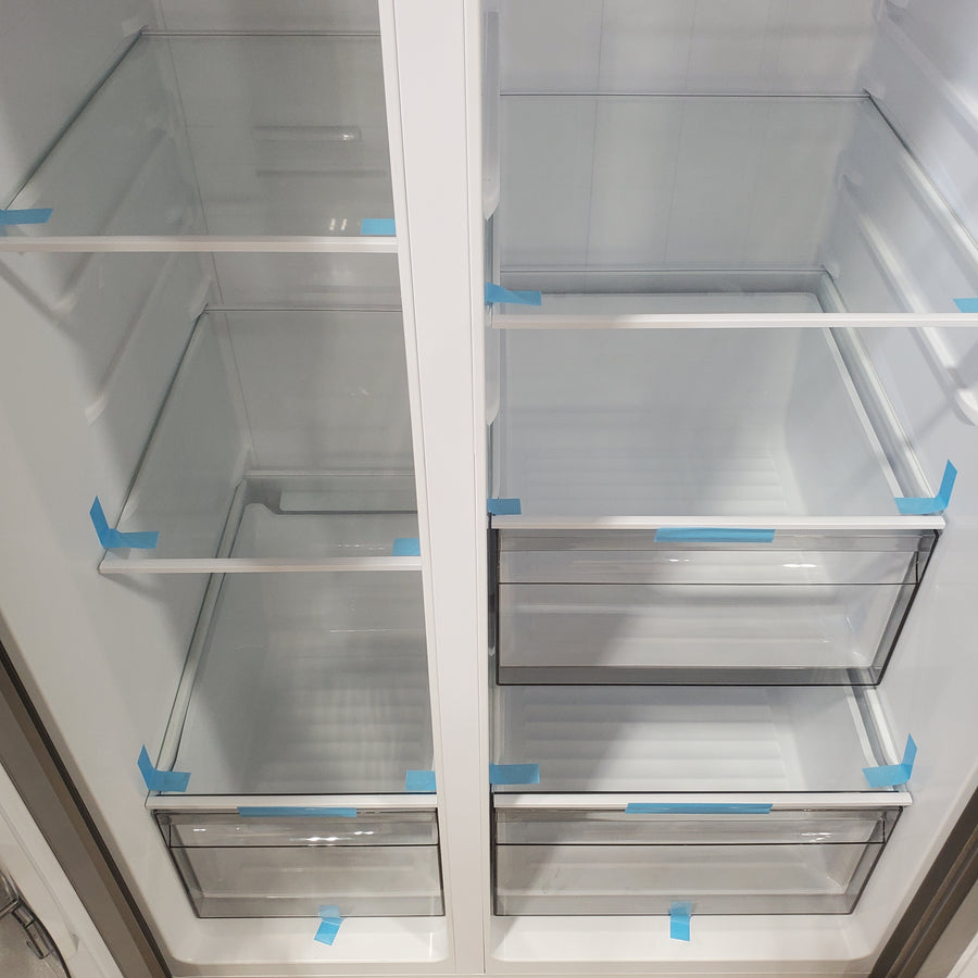 Hisense 29.1 cu. ft. Standard Depth Side by Side Refrigerator Stainless Steel 5SD267 - HRS290P5FSE - Scratch & Dent (Minor)
