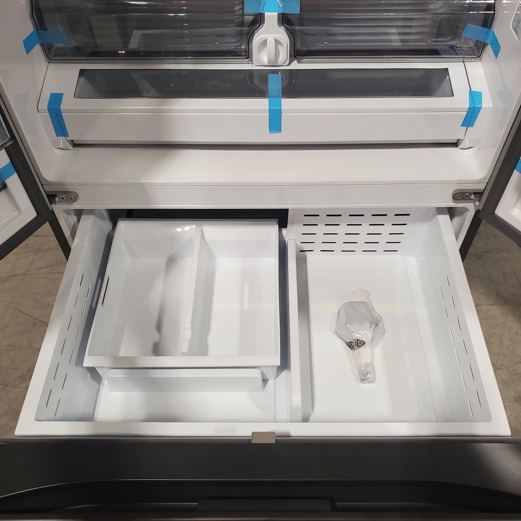 Pictures of Samsung 32 cu. ft. Mega Capacity 3-Door French Door Refrigerator with Dual Auto Ice Maker in Stainless Steel 4SD405 - RF32CG5100SR - Open Box - Neu Appliance Outlet - Discount Appliance Outlet in Austin, Tx