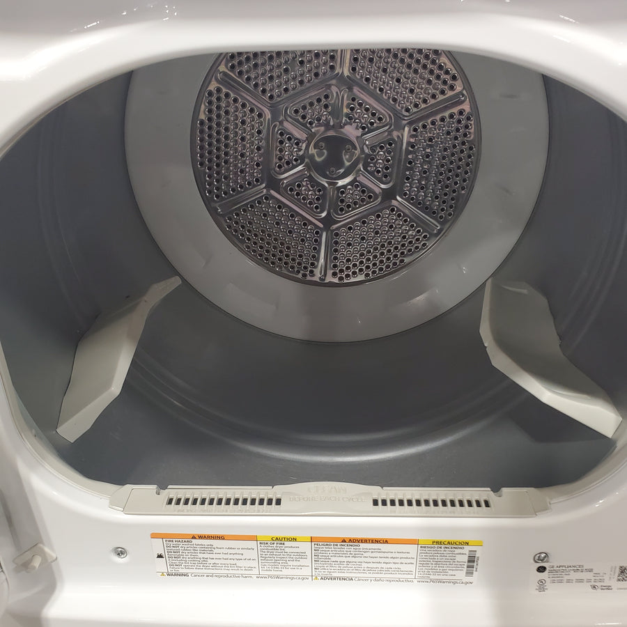 GE® ENERGY STAR® 7.4 cu. ft. Capacity Aluminized Alloy Drum Electric Dryer with Sensor Dry GTD65EBSJWS - Certified Refurbished