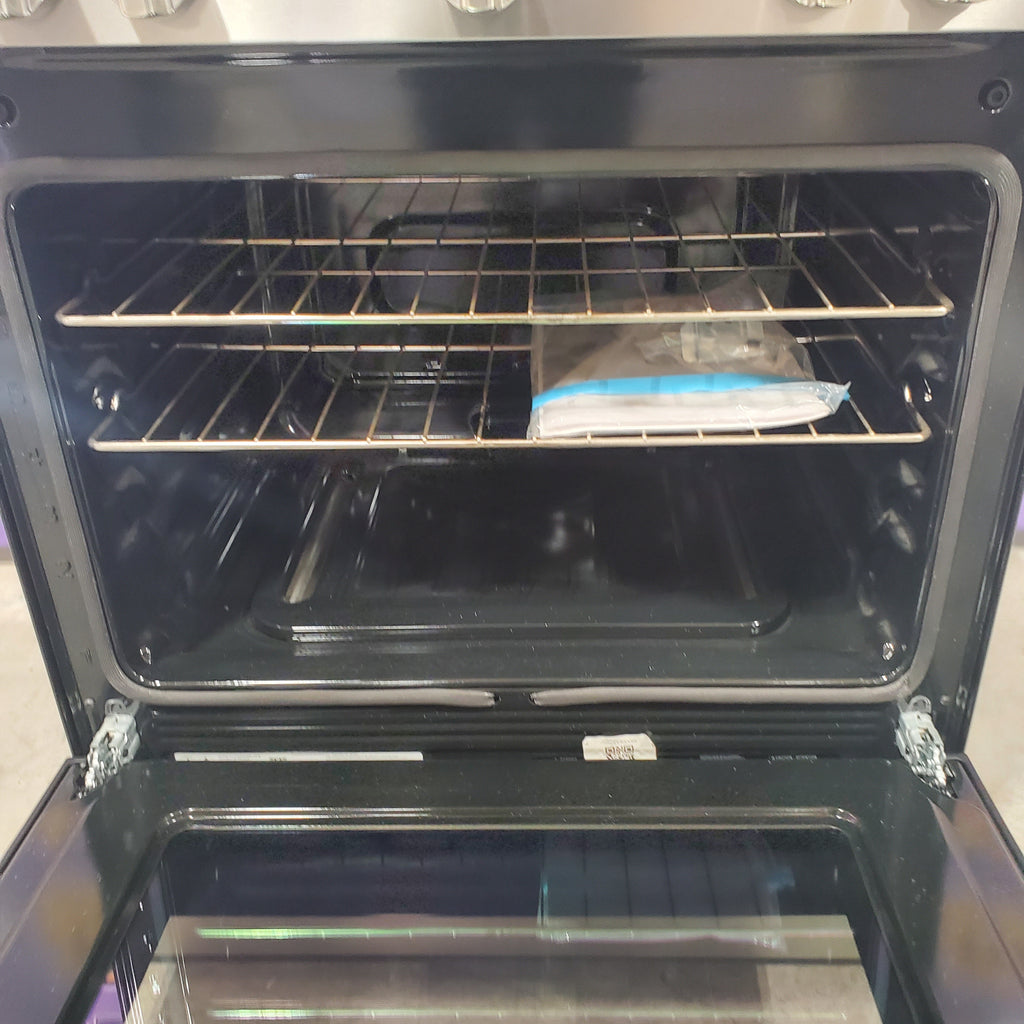 Pictures of Frigidaire 30-in 5 burners 5.1-cu ft Freestanding Natural Gas Range ( Fingerprint Resistant Stainless Steel )-FCRG306LAF - Neu Appliance Outlet - Discount Appliance Outlet in Austin, Tx