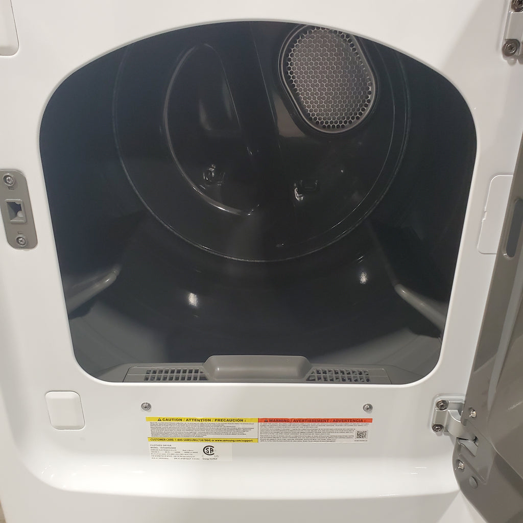 Pictures of Samsung 7.4-cu ft Electric Dryer with Wrinkle Prevent Option (White) - Open Box - Neu Appliance Outlet - Discount Appliance Outlet in Austin, Tx