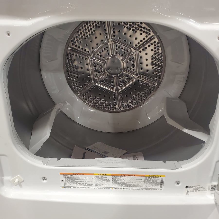 Hotpoint® 4.0 cu. ft. Capacity Washer with Cold Plus and Water Level Control HTW265ASWWW - Scratch & Dent (Minor) and Hotpoint® 6.2 cu. ft. vented Electric Dryer with Auto Dry 16145 - HTX26EASWWW - Certified Refurbished