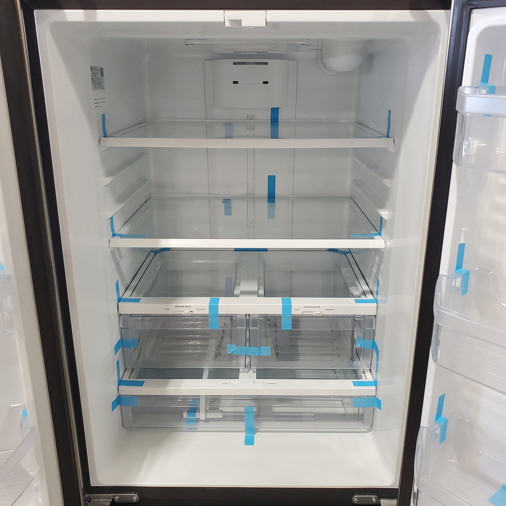 Pictures of 30 Inch Wide GE® ENERGY STAR® 20.8 Cu. Ft. French-Door Refrigerator with Icemaker and Advanced Water Filtration GNE21FYKFS - Open Box - Neu Appliance Outlet - Discount Appliance Outlet in Austin, Tx