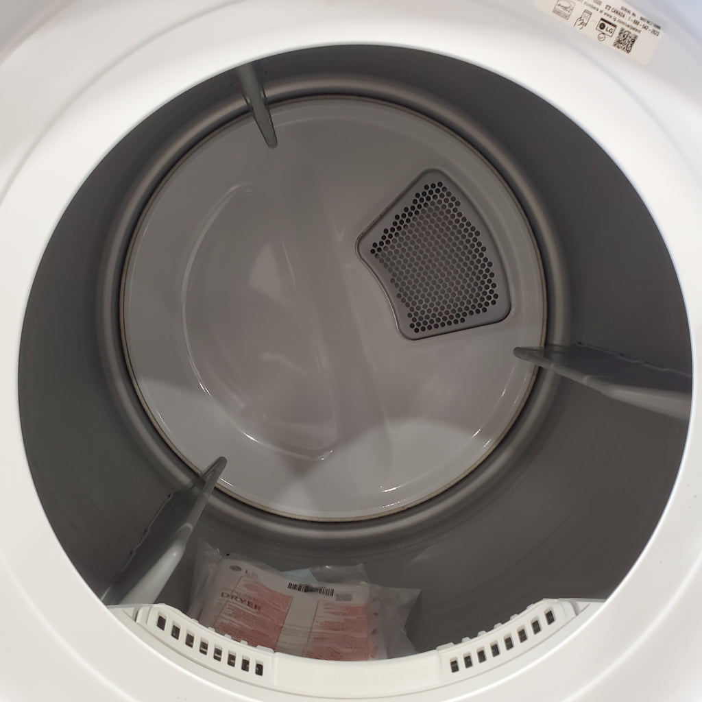 Pictures of LG 7.4 cu. ft. ENERGY STAR Electric Vented Dryer with Sensor Dry and SmartThinQ Technology DLE3400W - Open Box - Neu Appliance Outlet - Discount Appliance Outlet in Austin, Tx