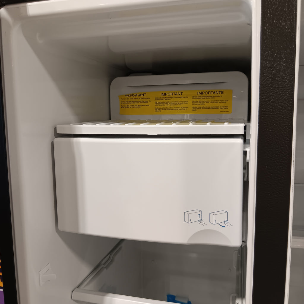 Pictures of GE 25.1 Cu. Ft. Fingerprint Resistant Side-By-Side Refrigerator GSS25IYN - New in Box - Neu Appliance Outlet - Discount Appliance Outlet in Austin, Tx