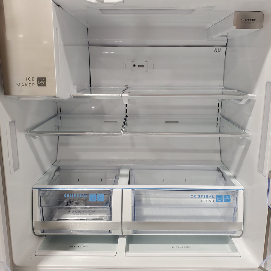 Frigidaire Gallery 22 Cu. Ft. 4-Door Counter-depth French Door Refrigerator with Ice Maker (Fingerprint Resistant Stainless Steel) ENERGY STAR 20232SD612 - GRMC2273CF - Scratch & Dent (Major)