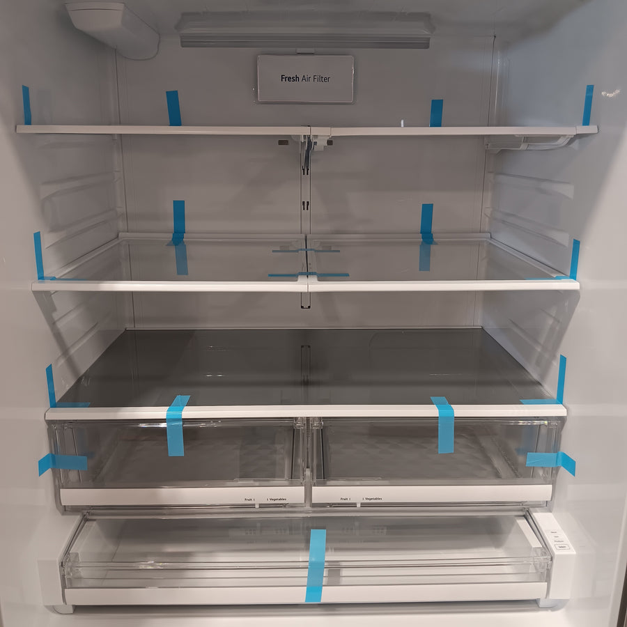 LG 28 cu. ft. Standard-Depth 4-Door French Door with Double Freezer and Ice & Water Dispenser 31132SD76 - LMXS28626S - Scratch & Dent (Minor)