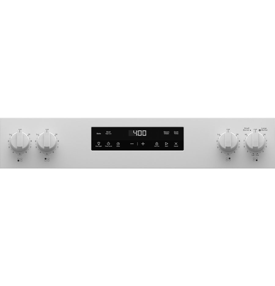 GE® ENERGY STAR® 30" Free-Standing Electric Range in White GE9886 - GRF400SVWW - New In Box