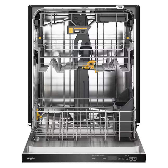 Whirlpool® 24-Inch Top Control Dishwasher with Total Coverage Wash and Auto Open Air Dry in Fingerprint Resistant Stainless Steel 22142776 - WDPS8024SZ - Scratch & Dent (Moderate)