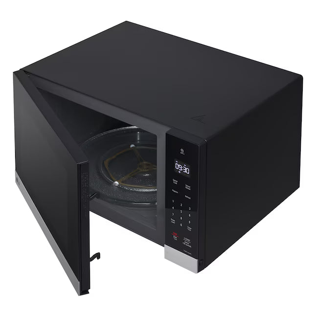 LG 2-cu ft 1200 -Watt Inverter Technology Countertop Microwave in Stainless Steel MSER2090S - Open Box