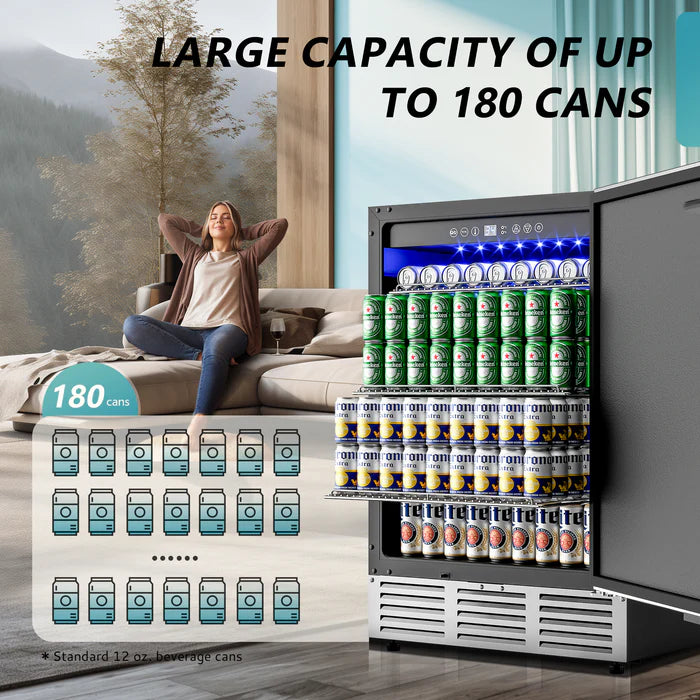 Euhomy Pulse 150 Beverage & Wine Cooler 251310SD880 - RU-05 - New in Box