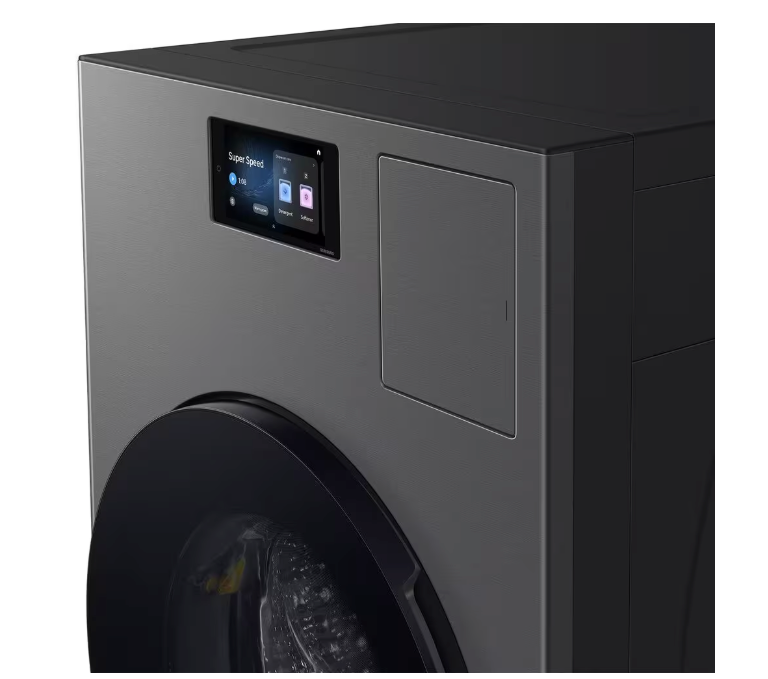 Samsung 5.3 cu. ft. Bespoke AI Laundry Vented Combo™ All-in-One Ultra Capacity Washer and Electric Dryer with AI Home in Dark Steel 22133SD185 - WD90F53AVS - Open Box