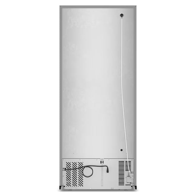 Whirlpool 28 in. 18 cu. ft. Freestanding Top Freezer Refrigerator in Fingerprint-Resistant Stainless with Total Coverage Cooling WRTX5118TZ - Scratch & Dent (Minor)